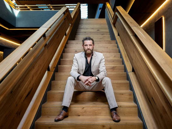 Winzer des Weingut Ernst in Österreich, Burgenland