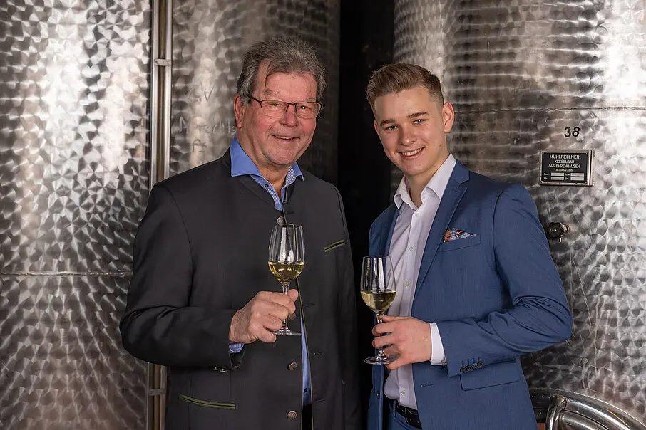 Winzer des Weingut Harald Haimer in Österreich, Weinviertel