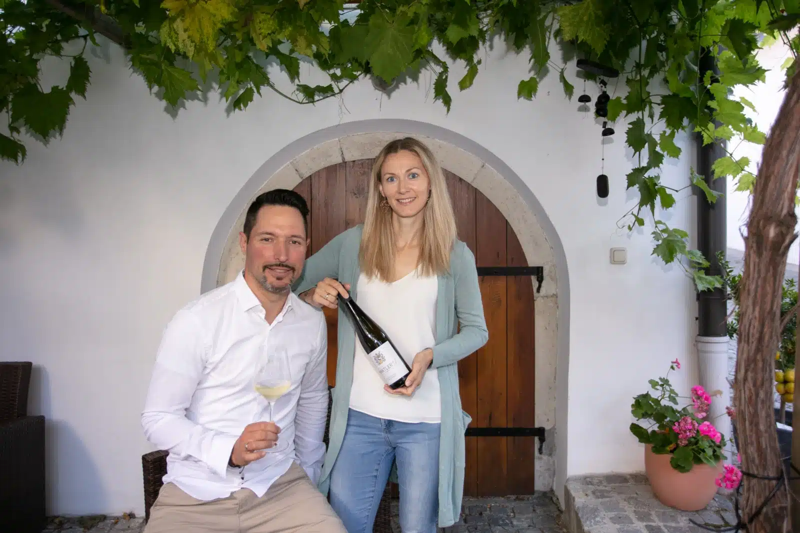 Winzer des Weingut Mantler31 in Österreich, Wagram