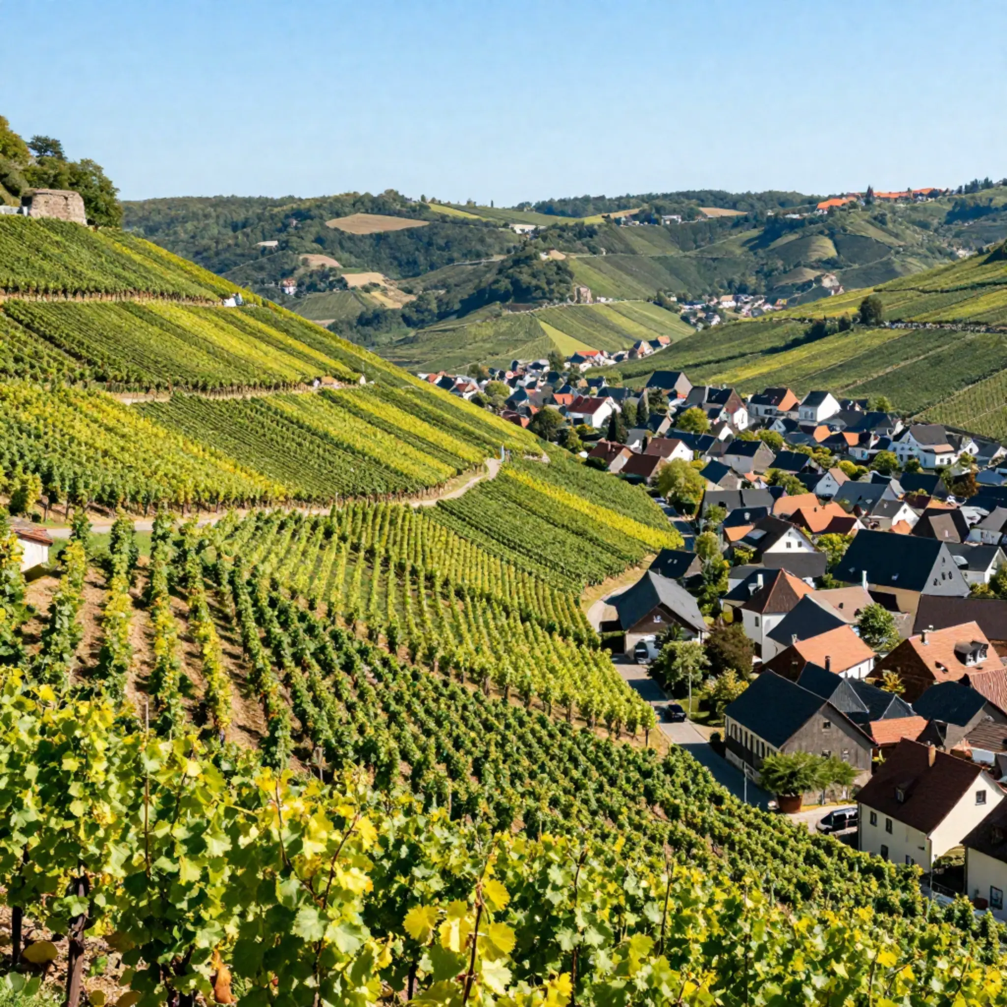 Weinberge in Deutschland, Pfalz – Herkunft der Weingut Schenk Siebert Weine