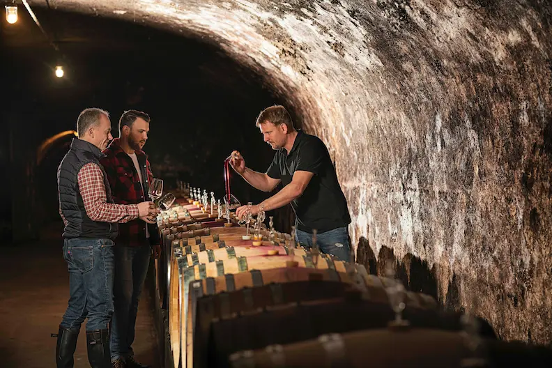 Winzer des Weingut J.Neus in Deutschland, Rheinhessen