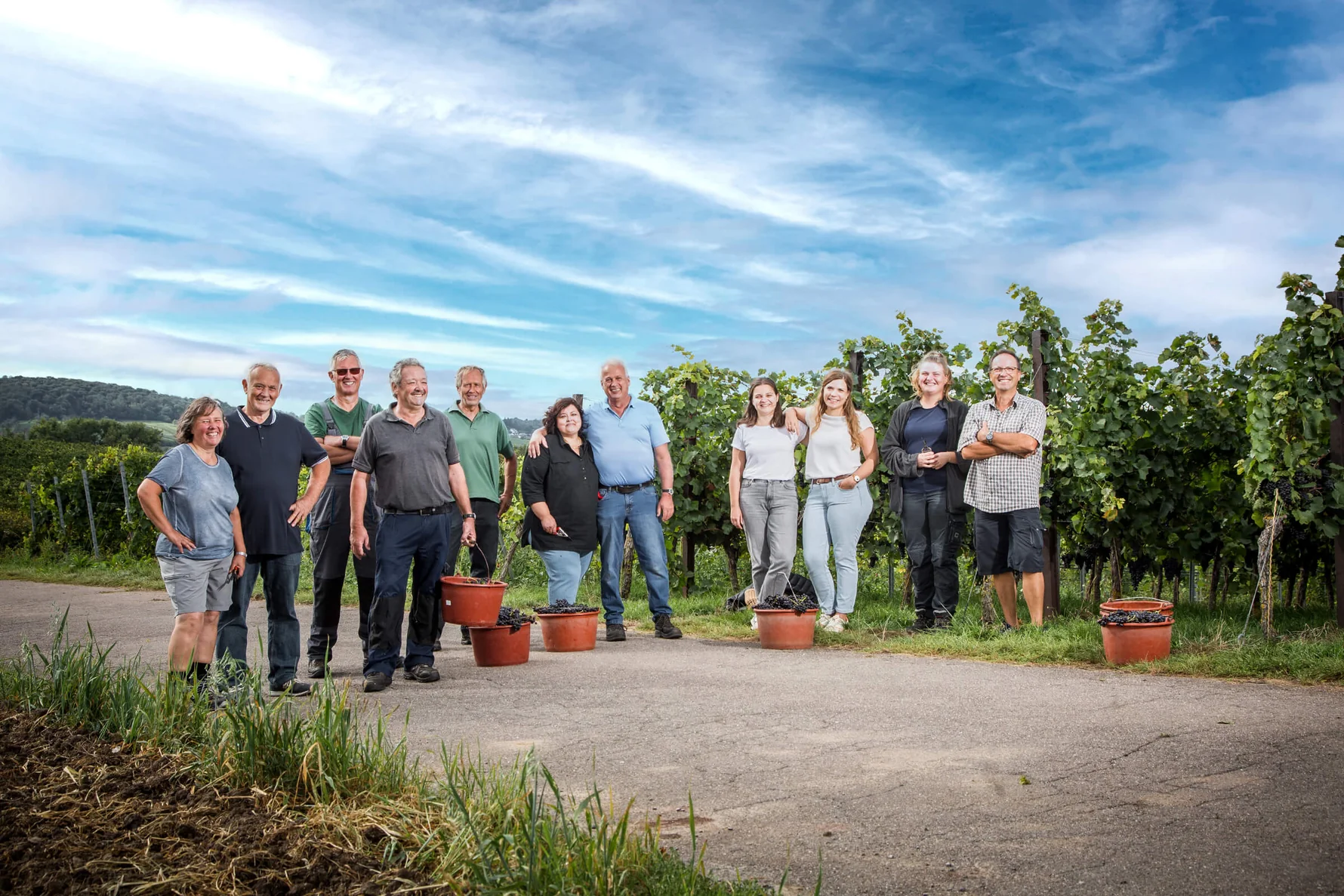 Winzer des Weingut Winzer von Baden in Deutschland, Baden