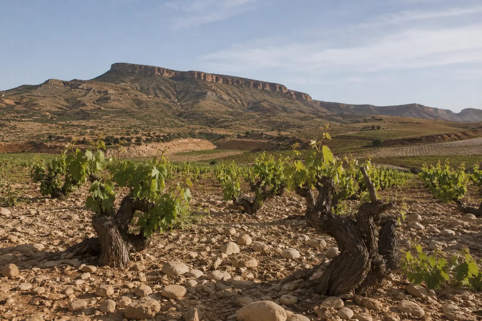 Weinberge in Spanien, Carinena – Herkunft der Bodegas Care Weine