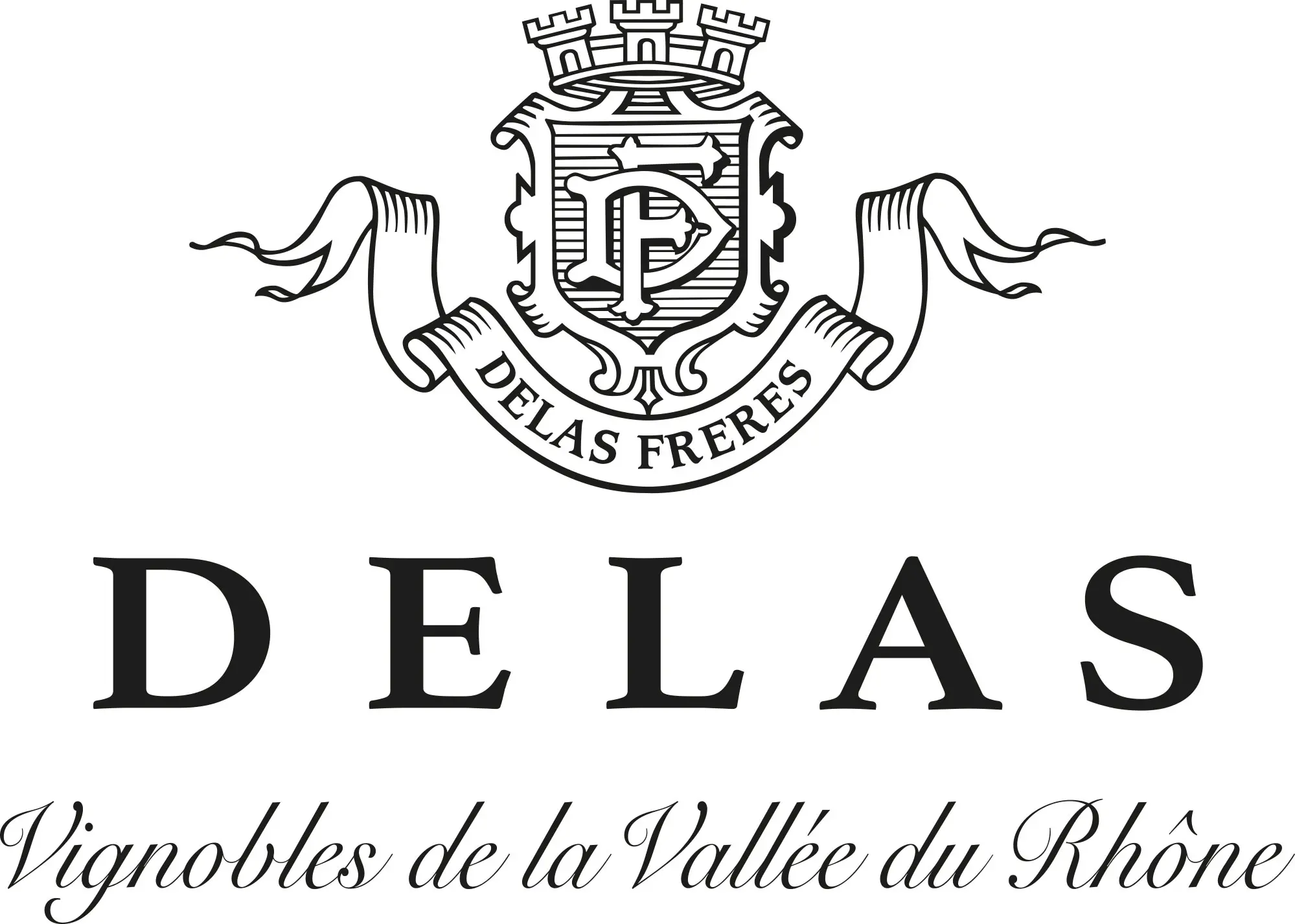 Logo des Weinguts Delas Frères