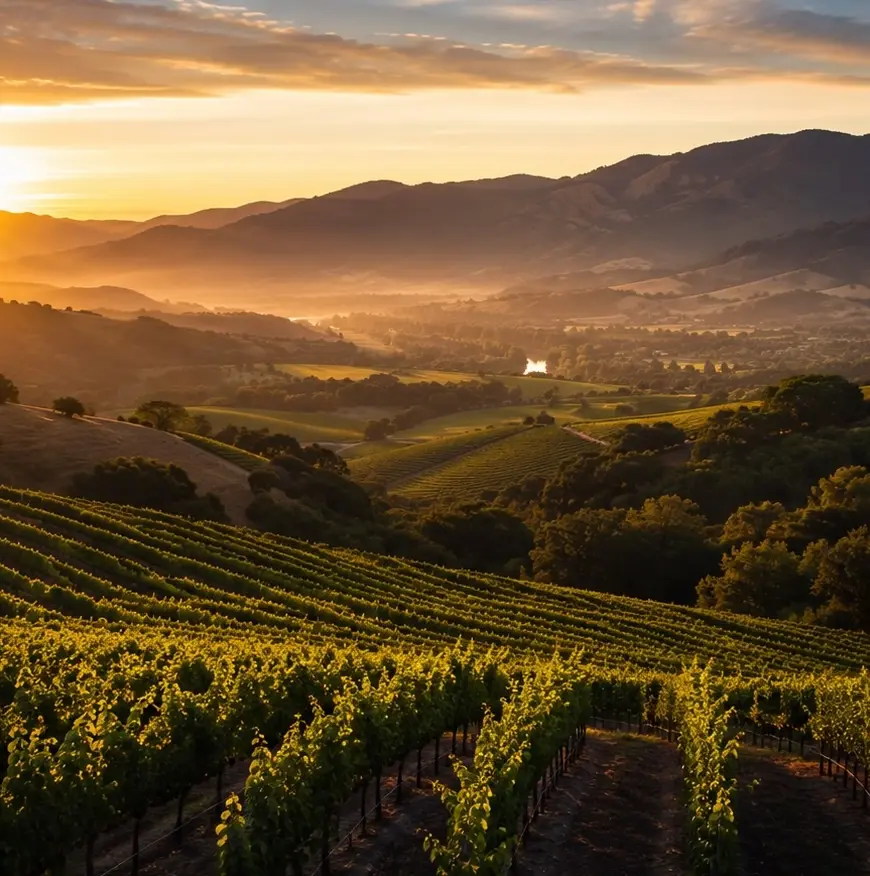 Weinberge in USA, Napa Valley – Herkunft der Mount Brave Weine