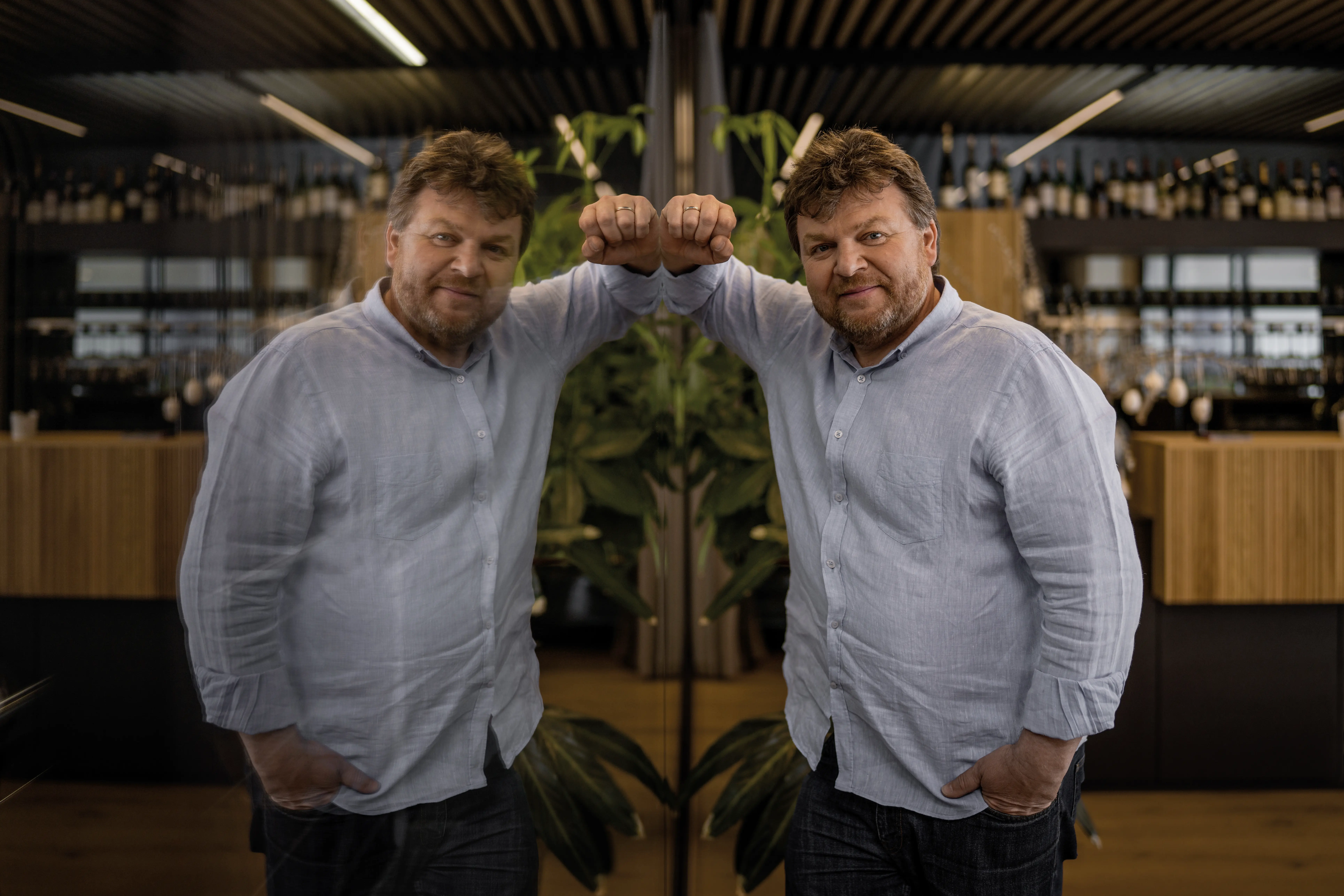 Winzer des Weingut Gesellmann in Österreich, Burgenland