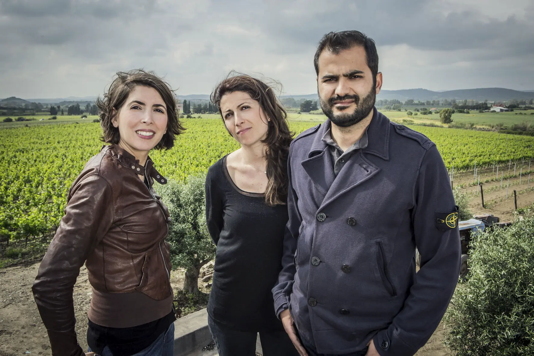 Winzer des Weingut Argiolas in Italien, Sardinien