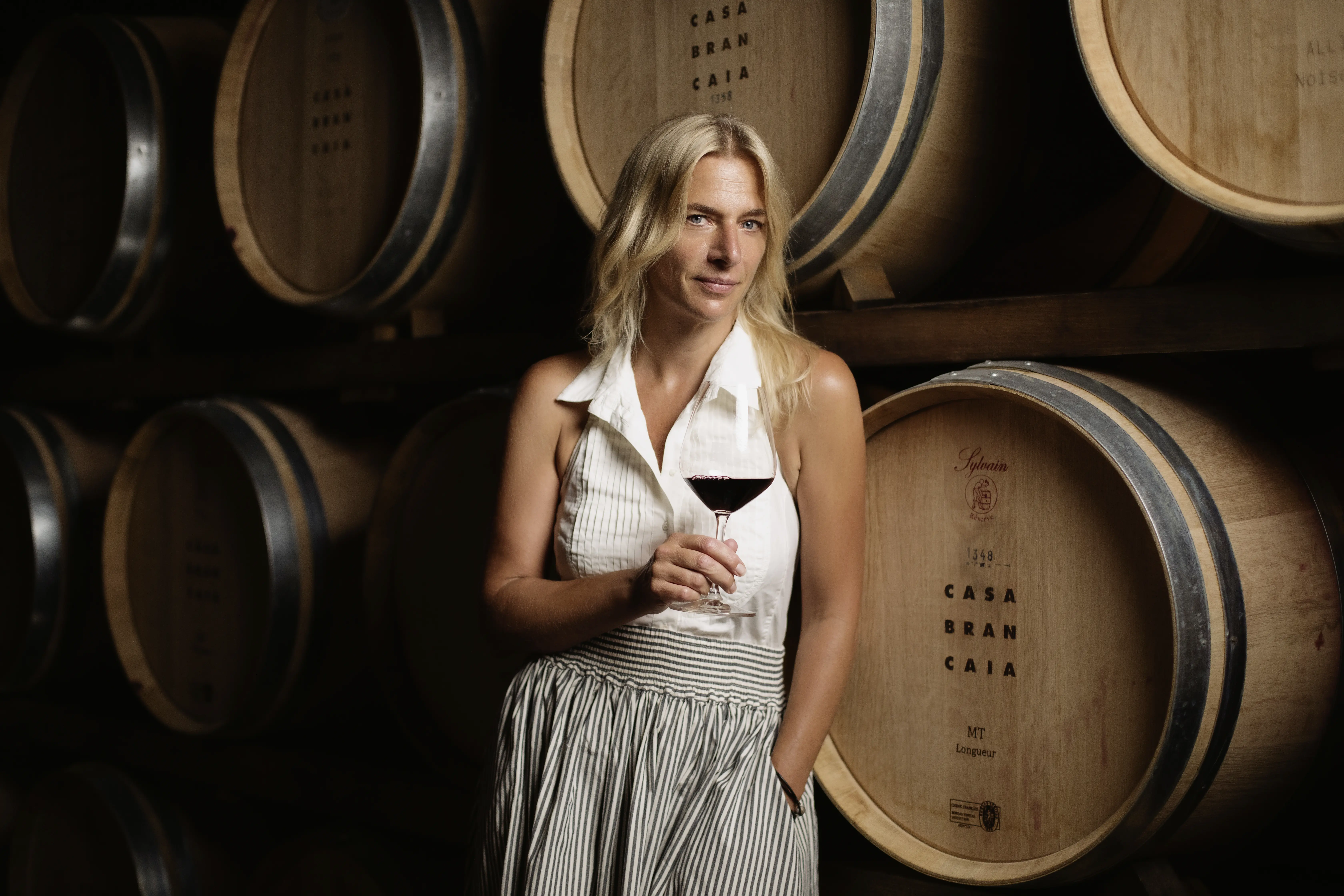 Winzer des Weingut Brancaia in Italien, Toskana
