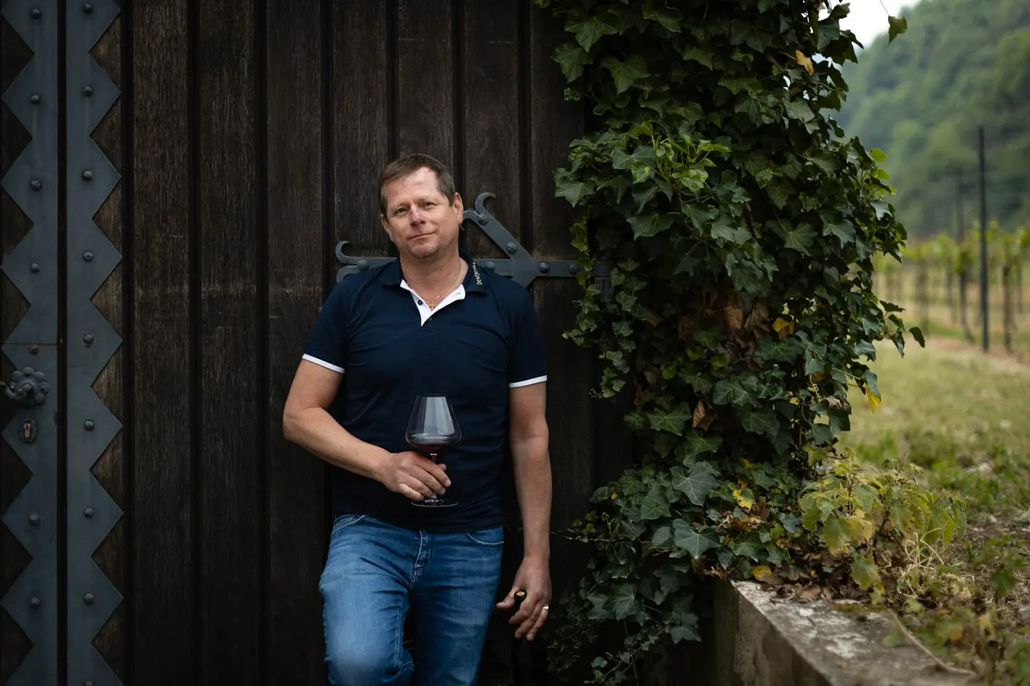 Winzer des Weingut Deutzerhof in Deutschland, Ahr