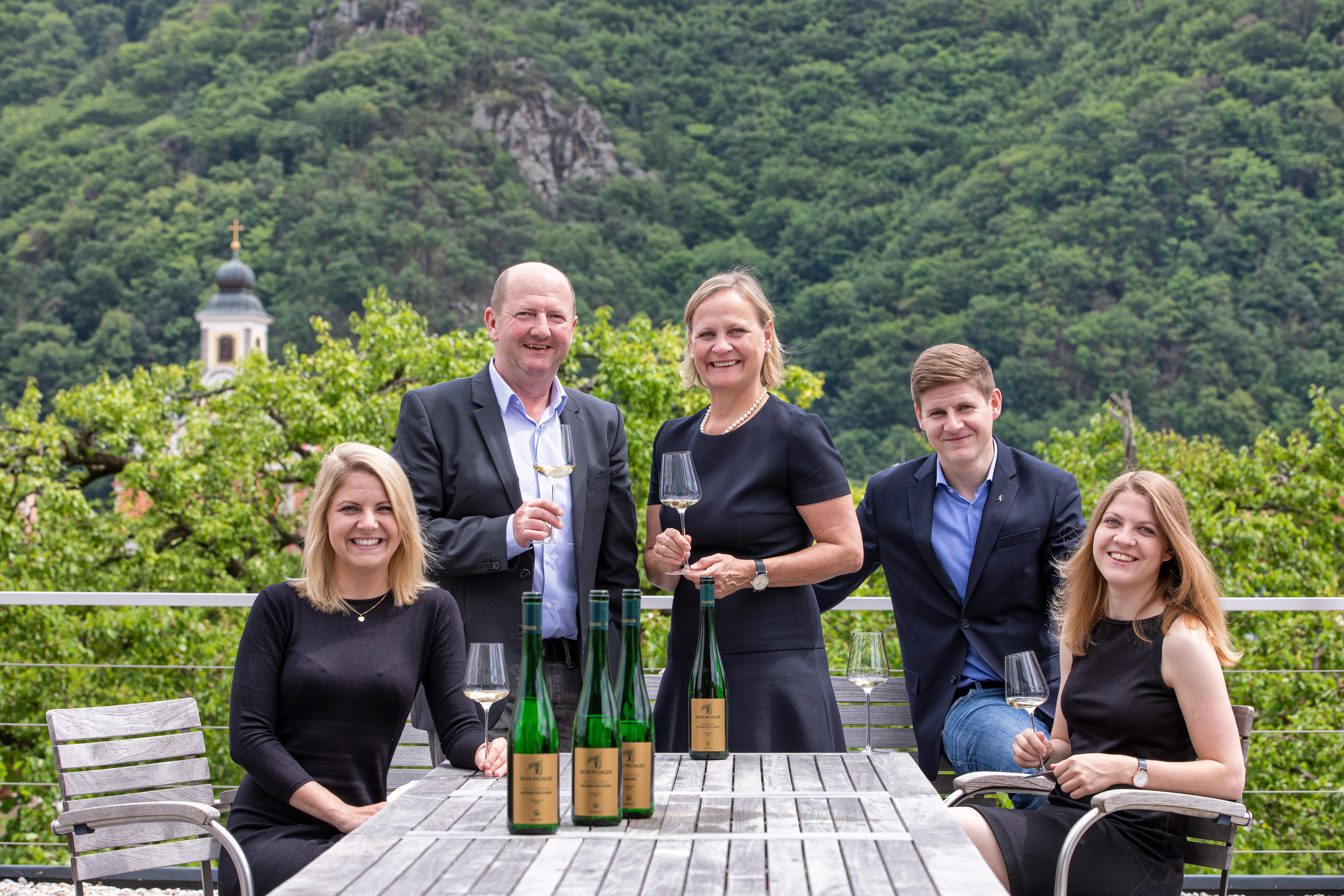 Winzer des Weingut Rudi Pichler in Österreich, Wachau