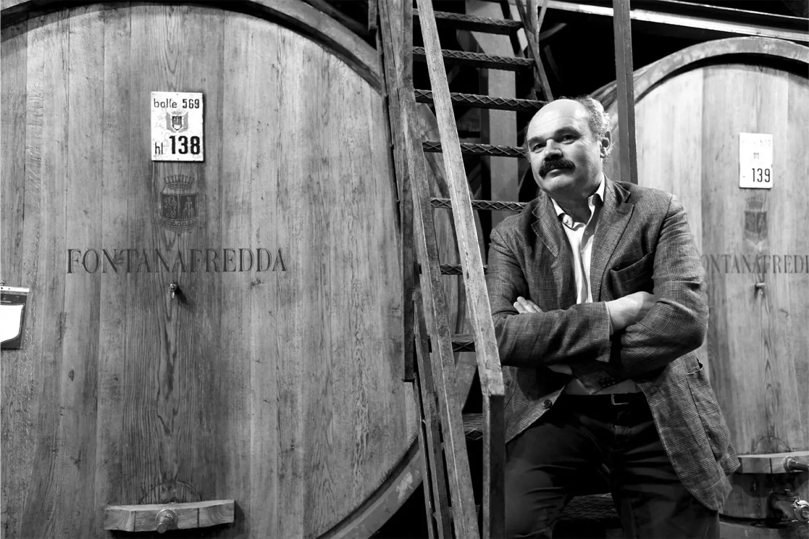 Winzer des Weingut Fontanafredda in Italien, Piemont