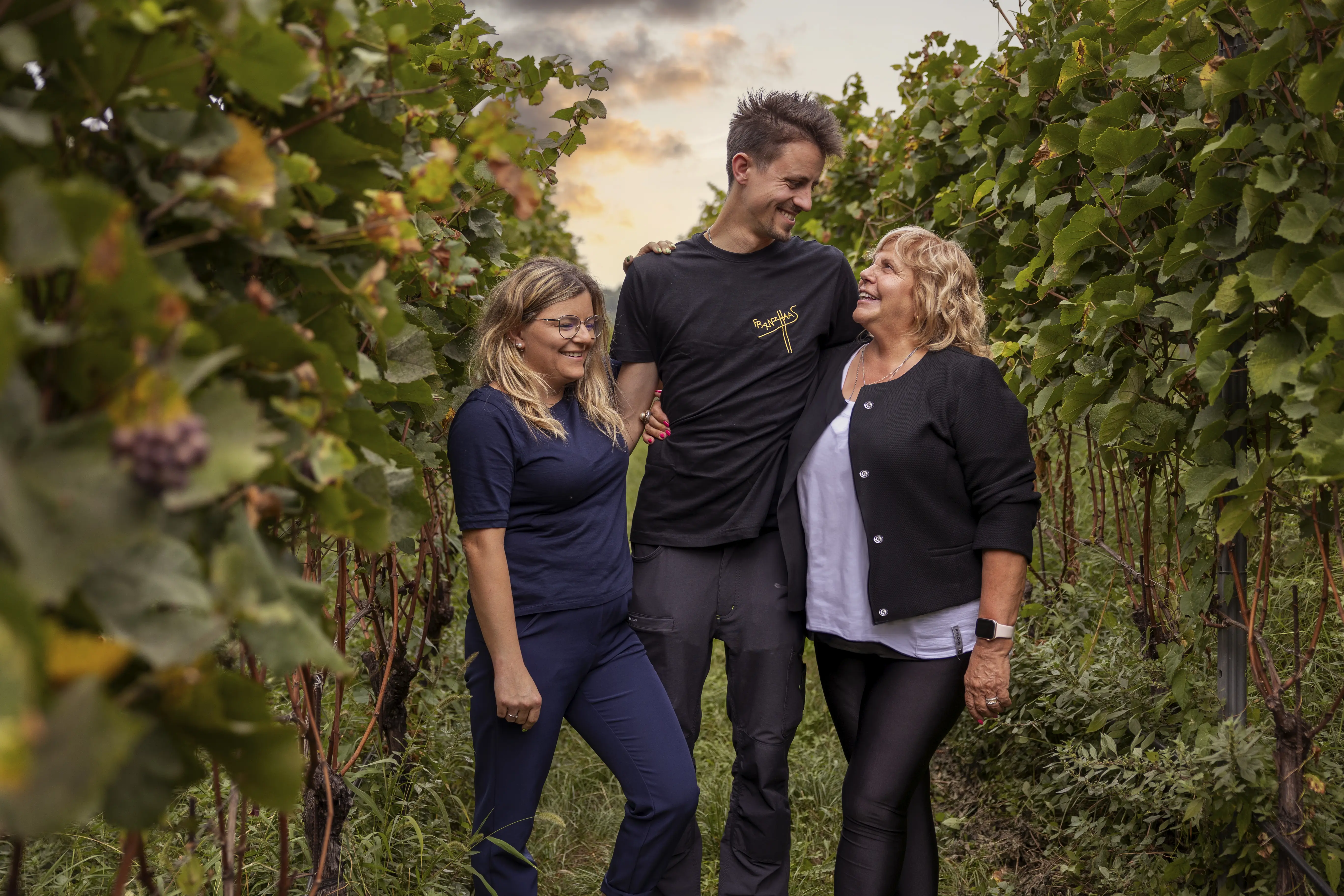 Winzer des Weingut Franz Haas in Italien, Südtirol