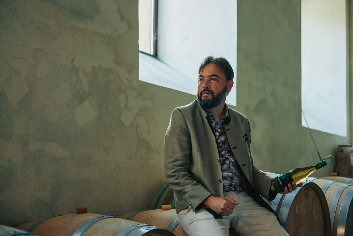 Winzer des Weingut Graf Neipperg in Deutschland, Württemberg