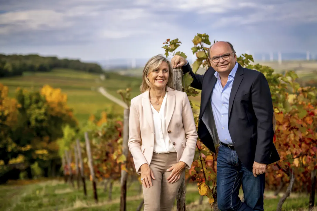 Winzer des Weingut J. Trautwein in Deutschland, Rheinhessen