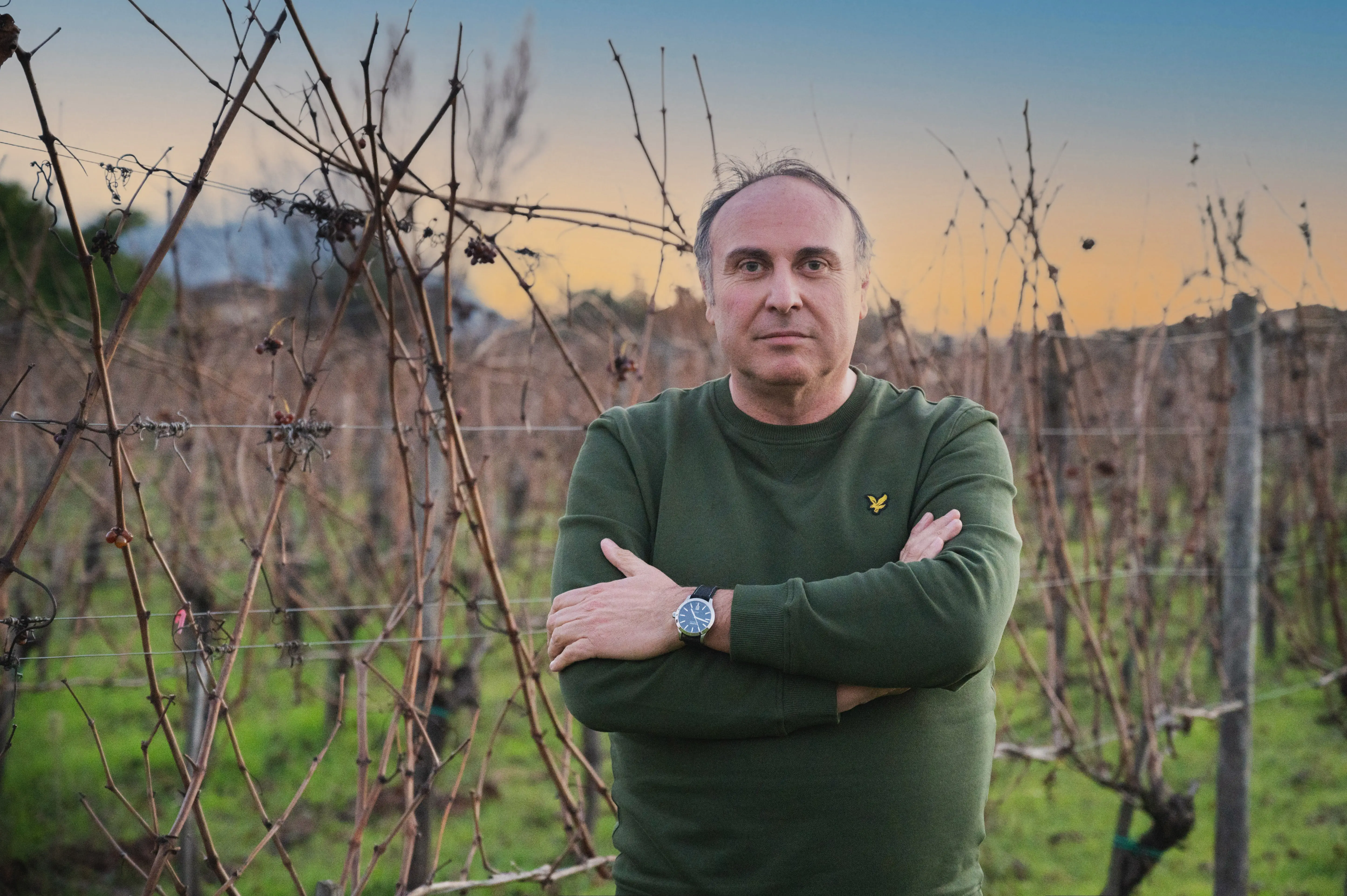 Winzer des Weingut Joaquin in Italien, Kampanien