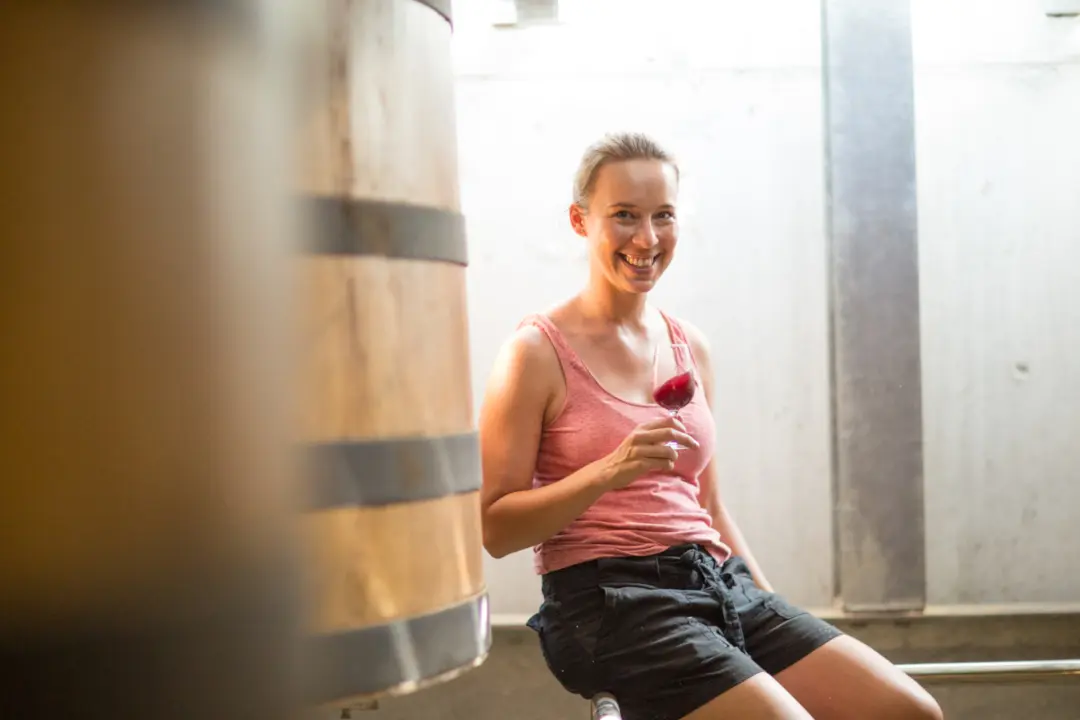 Winzer des Weingut False Bay in Südafrika, Stellenbosch