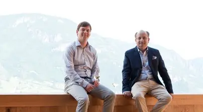 Winzer des Weingut Nals Margreid in Italien, Südtirol