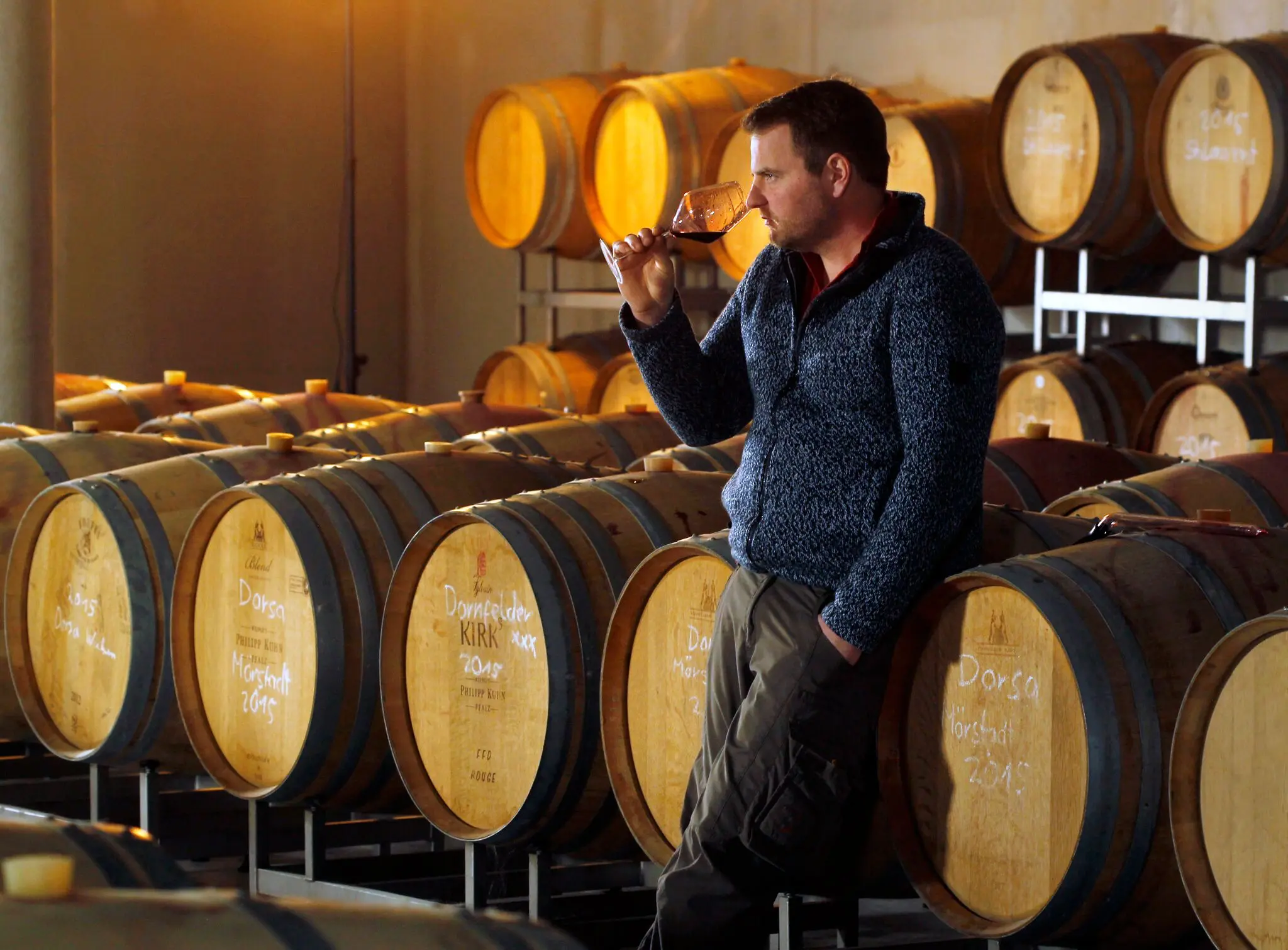 Winzer des Weingut Pfannebecker in Deutschland, Rheinhessen