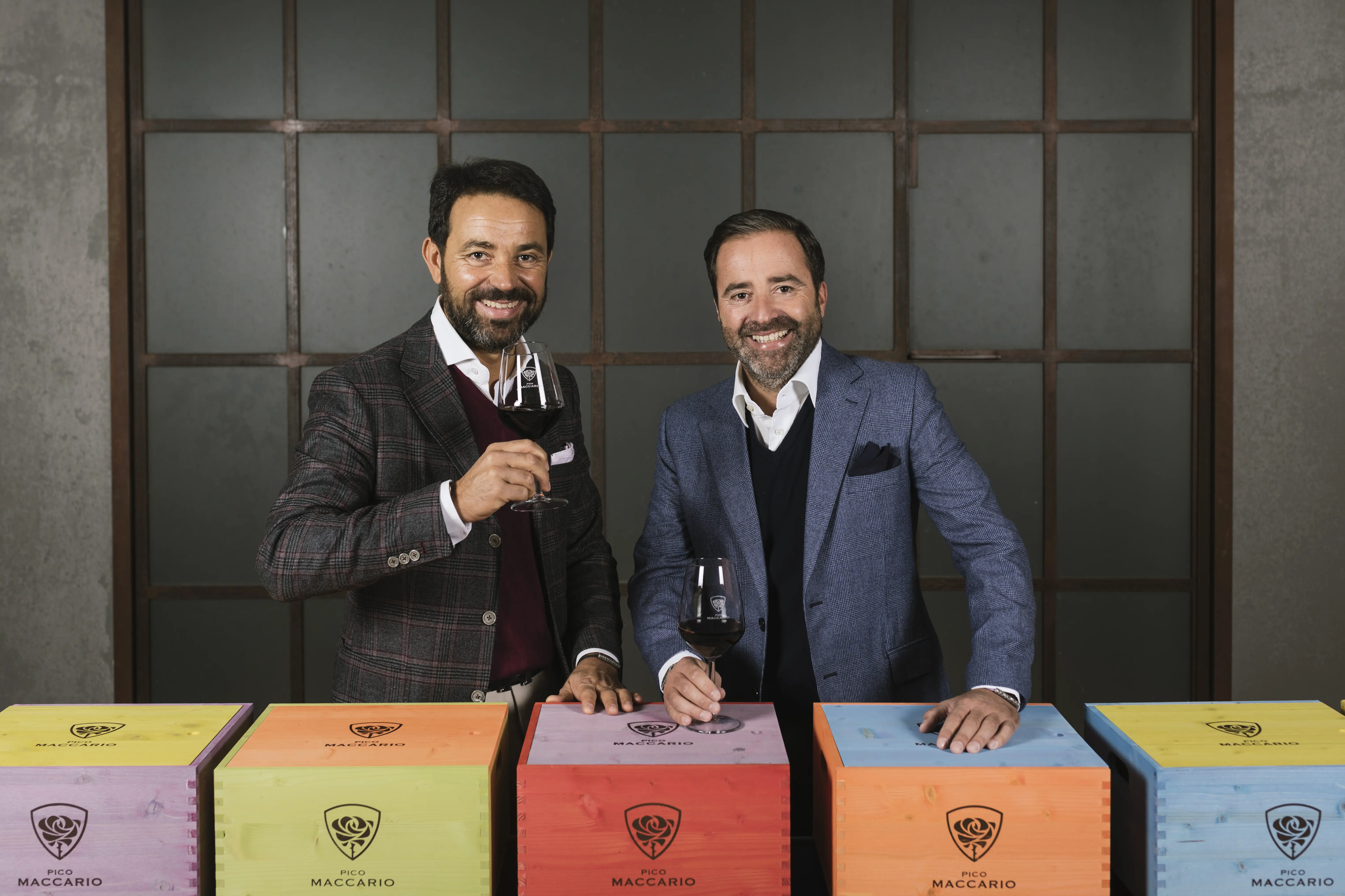 Winzer des Weingut Rocca delle Macìe in Italien, Toskana