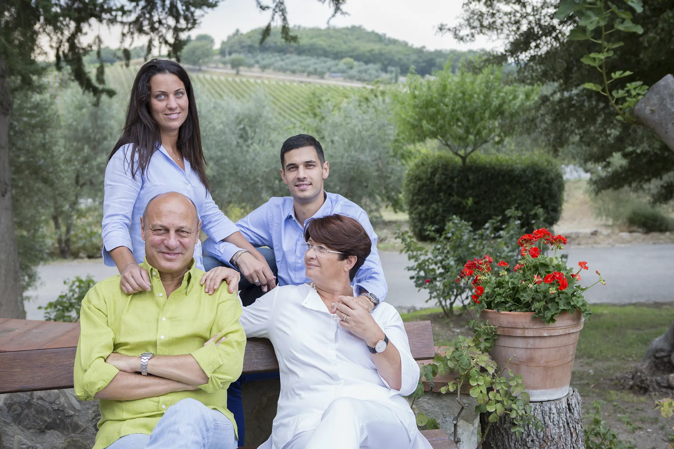Winzer des Weingut Rocca delle Macìe in Italien, Toskana