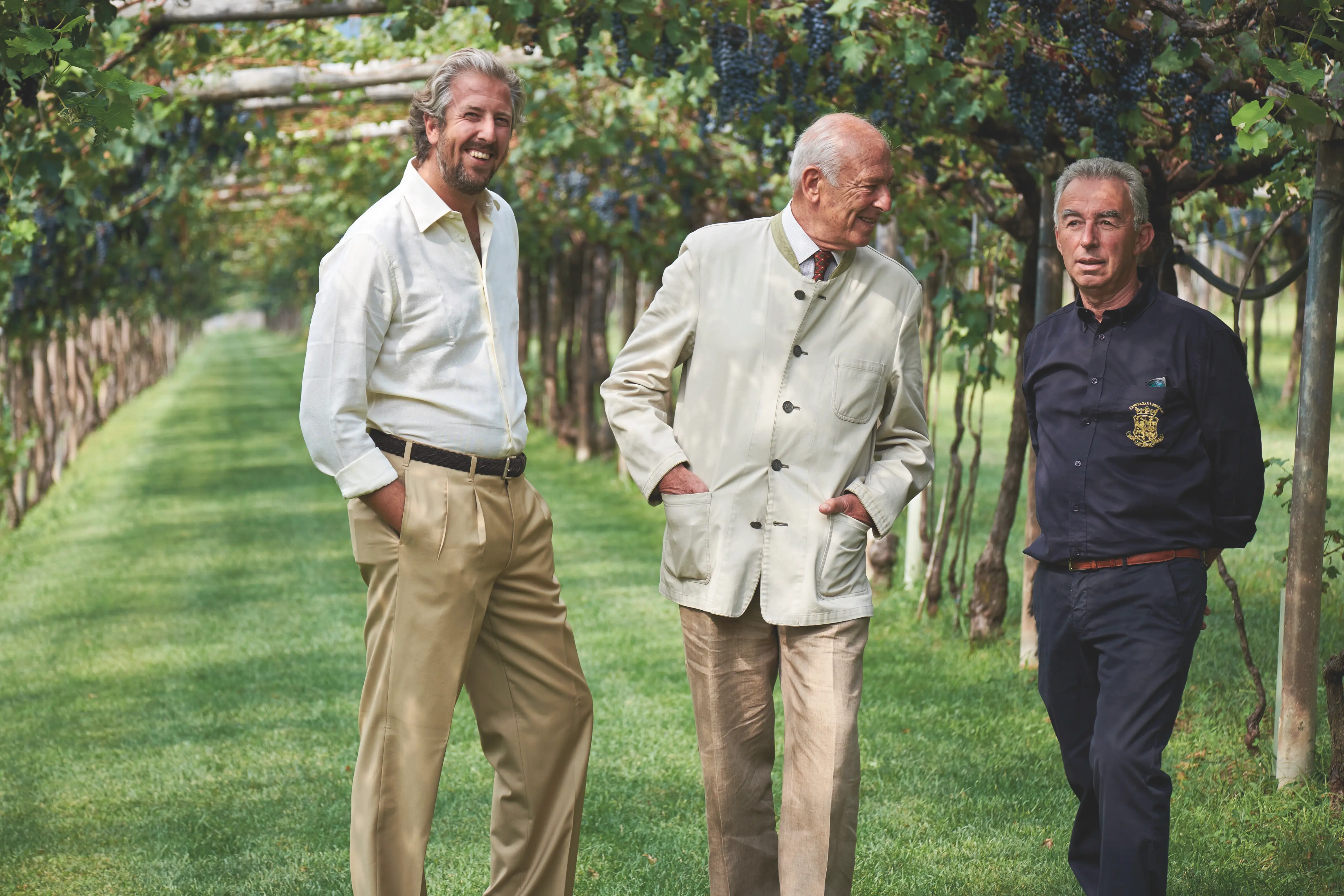 Winzer des Weingut San Leonardo in Italien, Südtirol