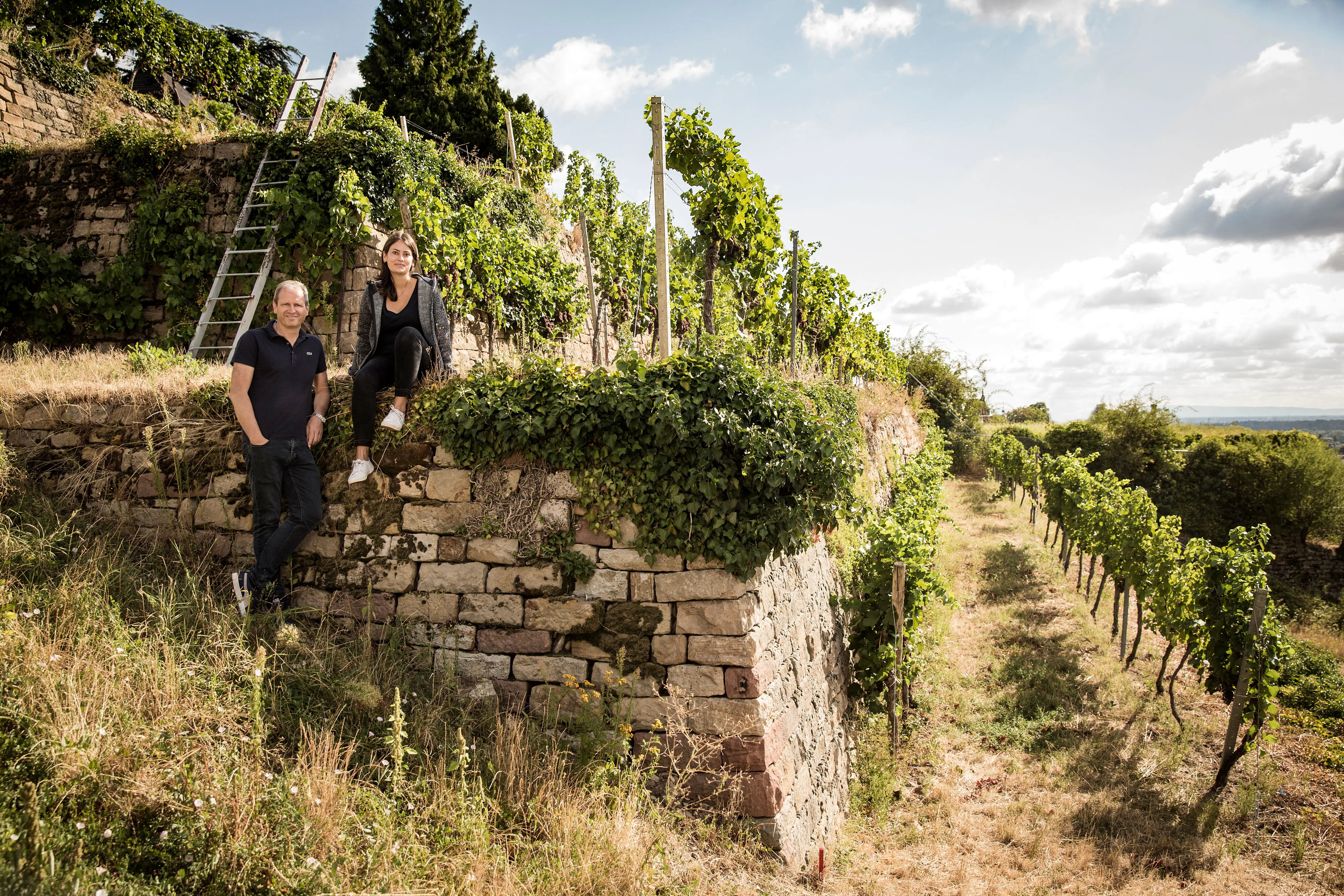 Winzer des Weingut A. Christmann in Deutschland, Pfalz