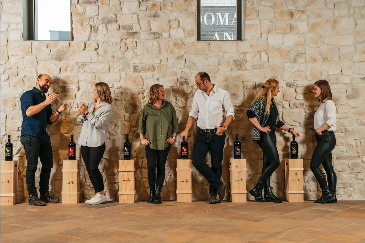 Winzer des Weingut Zantho in Österreich, Burgenland